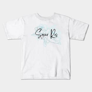 Sigur Ros blue rose Kids T-Shirt